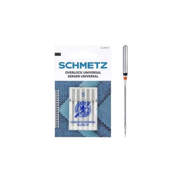 Agujas SCHMETZ Overlock/Serger Universal 80/12 [product.brand] 1 - Tejidos Yasmina 