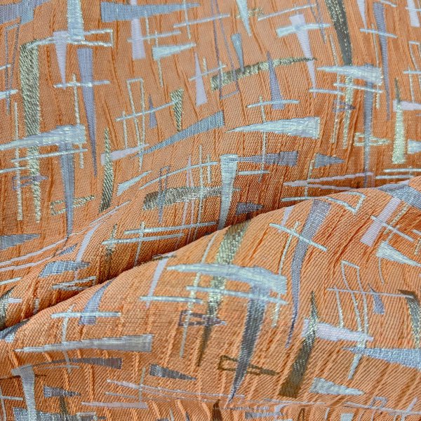 Jacquard Retro Abstracto salmon