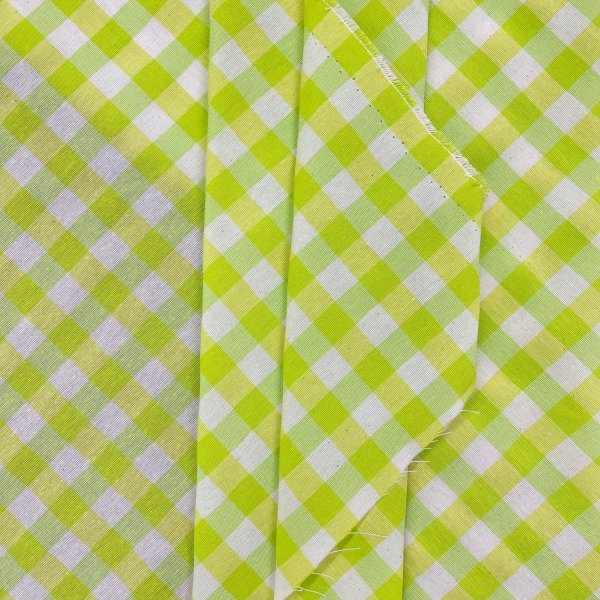Loneta Cuadros Vichy Green And Gray 15mm [product.brand] 3 - Tejidos Yasmina 