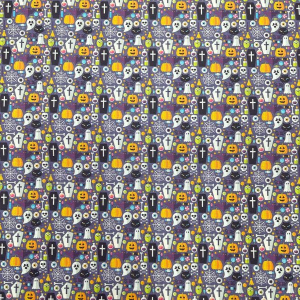 Algodón halloween [product.brand] 2 - Tejidos Yasmina 