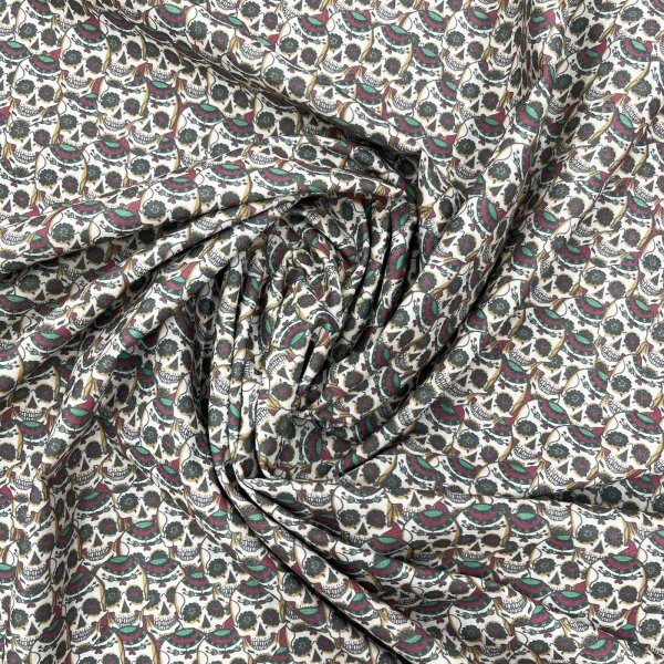 Algodón Calavera [product.brand] 2 - Tejidos Yasmina 