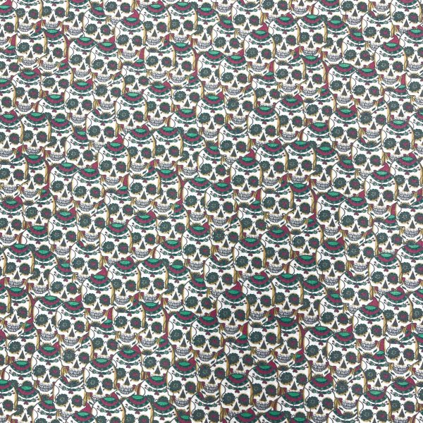 Algodón Calavera [product.brand] 3 - Tejidos Yasmina 