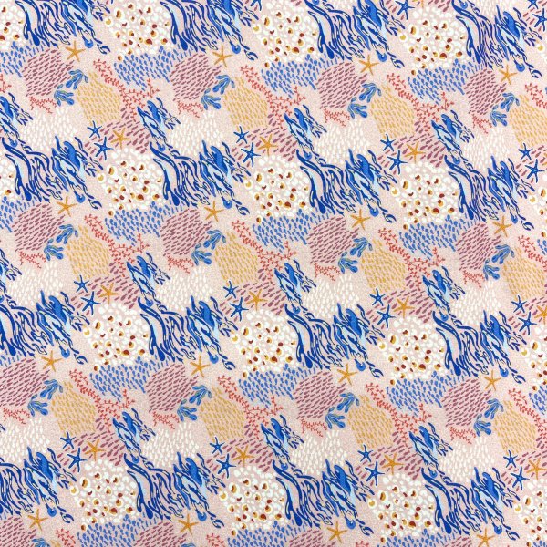 Algodón Marine abstract [product.brand] 2 - Tejidos Yasmina 