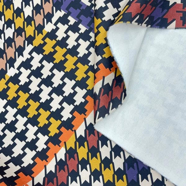 Neopreno Estampado Pata de Gallo Multicolor – Tejido Elástico y Versátil [product.brand] 1 - Tejidos Yasmina 