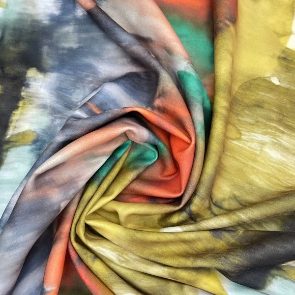 Punto Roma Estampado Abstracto Multicolor – Tejido Elástico [product.brand] 2 - Tejidos Yasmina