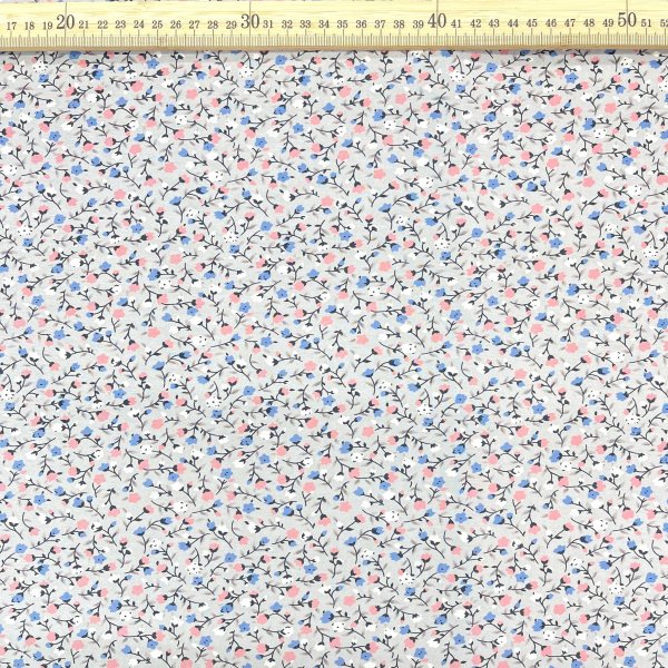 Punto Fino Estampado Floral Pastel – Tejido Elástico Ligero [product.brand] 2 - Tejidos Yasmina 