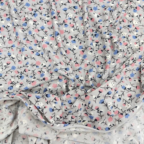 Punto Fino Estampado Floral Pastel – Tejido Elástico Ligero [product.brand] 3 - Tejidos Yasmina 