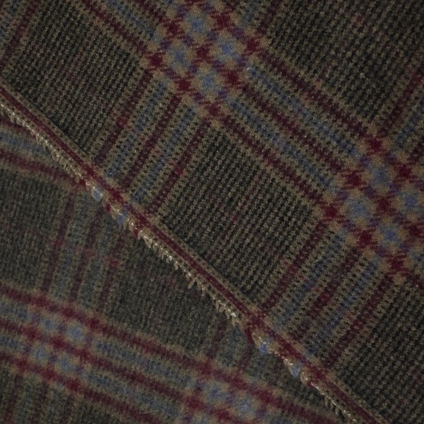 Tela de lana cuadros escoceses burdeos y gris [product.brand] 2 - Tejidos Yasmina 