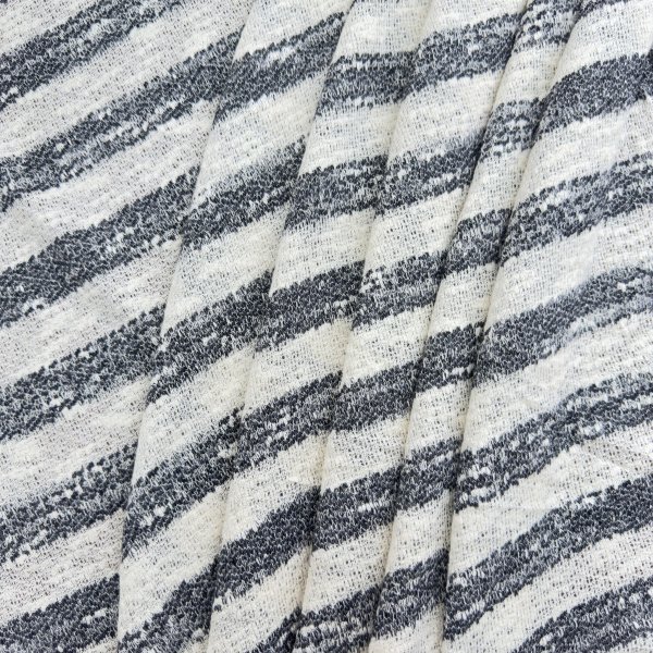 Tela punto rústico rayas gris y blanco [product.brand] 4 - Tejidos Yasmina 