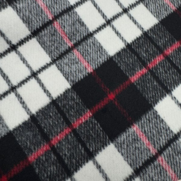 Paño de cuadros escoceses negro, blanco y rojo [product.brand] 5 - Tejidos Yasmina 