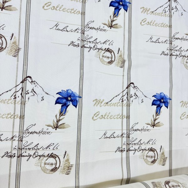 Tela Antimanchas “Floral Azul Rayas” – 160 cm [product.brand] 3 - Tejidos Yasmina 