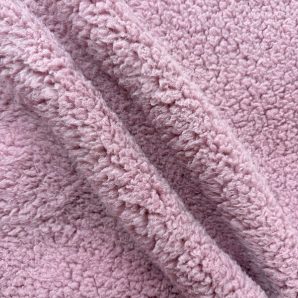 Tela Borreguito Teddy Rosa por Metros [product.brand] 3 - Tejidos Yasmina 