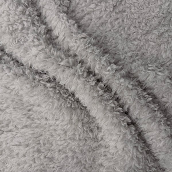 Tela Borreguito Teddy Gris Claro por Metros [product.brand] 2 - Tejidos Yasmina 