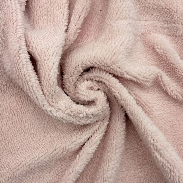 Tela Borreguito Teddy Rosa Empolvado Claro por Metros [product.brand] 1 - Tejidos Yasmina 