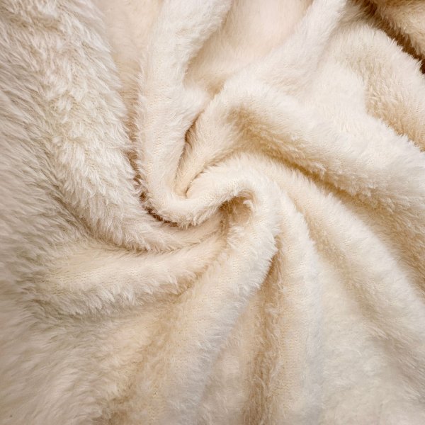 Tela Borreguito Teddy Beige Crema por Metros [product.brand] 2 - Tejidos Yasmina 