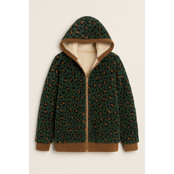 Tela borreguito beige con canalé marrón | Doble cara cálida 1,40 m [product.brand] 6 - Tejidos Yasmina 