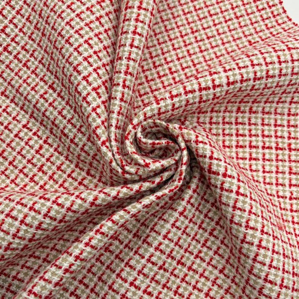 copy of Tela Tweed Tipo Chanel rojo para Confección – Ancho 1,50 m [product.brand] 2 - Tejidos Yasmina 