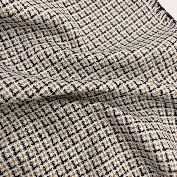 Tela Tweed Tipo Chanel azul para Confección – Ancho 1,50 m [product.brand] 2 - Tejidos Yasmina 