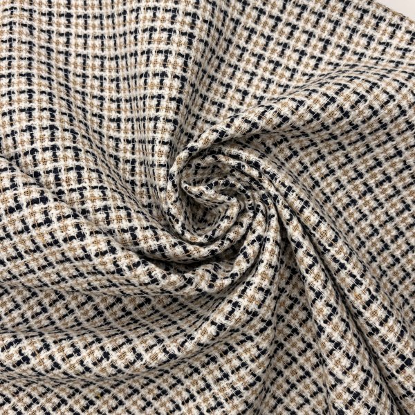 Tela Tweed Tipo Chanel azul para Confección – Ancho 1,50 m [product.brand] 4 - Tejidos Yasmina 