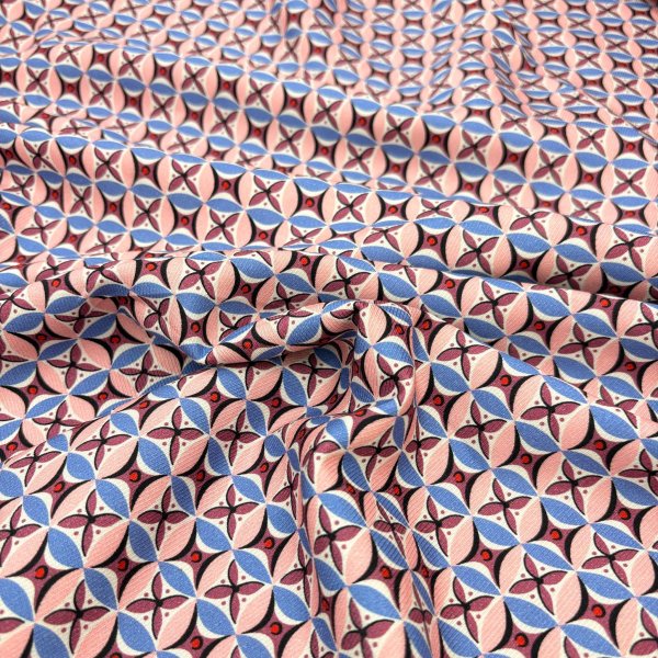 Tela Viscosa Retro Green Flowers Katia Fabrics – Tejido Ligero para Blusas y Vestidos Katia Fabrics 2 - Tejidos Yasmina 