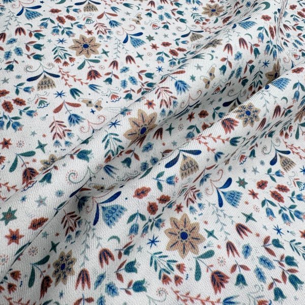 Tela Viyela Algodón Floral Katia Fabrics – Tejido Suave y Cálido para Mujer, Infantil y Bebé Katia Fabrics 2 - Tejidos Yasmina 