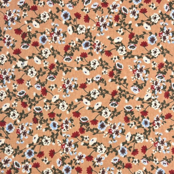 Tela Franela de Algodón beig Zinnia Katia Fabrics – Tejido Suave para Otoño-Invierno Katia Fabrics 2 - Tejidos Yasmina 