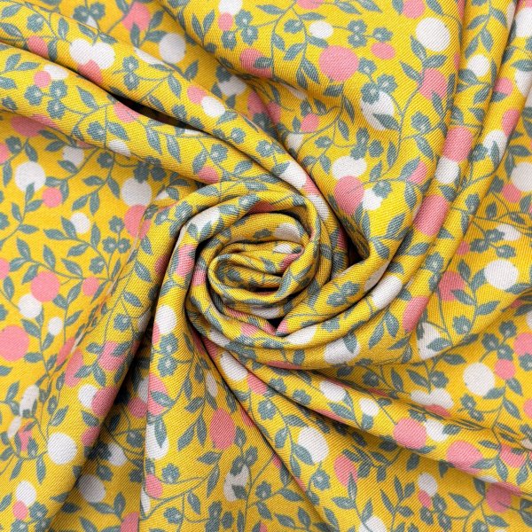 Tela Viscosa ECOVERO Lindy Fruits Katia Fabrics – Tejido Ecológico para Vestidos y Blusas Katia Fabrics 3 - Tejidos Yasmina 