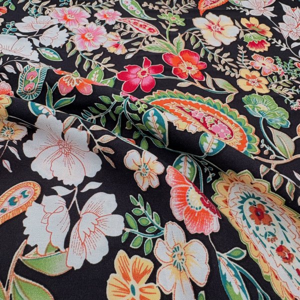 Tela Viscosa ECOVERO Lindy Fruits Katia Fabrics – Tejido Ecológico para Vestidos y Blusas Katia Fabrics 3 - Tejidos Yasmina 