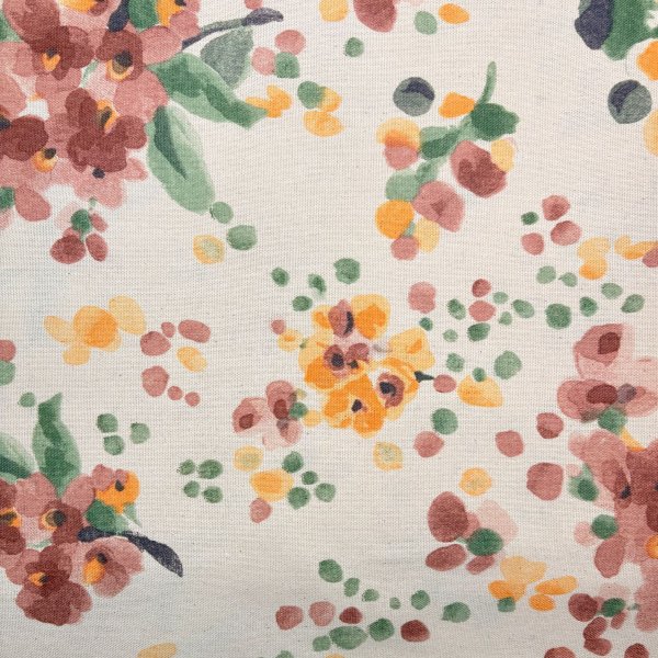 Tela Recycled Canvas Print Aquarelle Flowers Katia Fabrics – Loneta Reciclada para Decoración [product.brand] 2 - Tejidos Yasmin