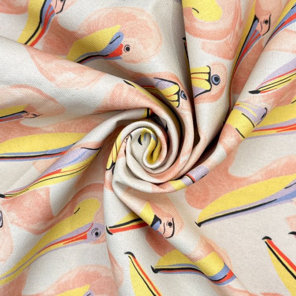 Tela Canvas Slim Pelicans Katia Fabrics – Loneta Fina de Algodón para Accesorios y Decoración Katia Fabrics 2 - Tejidos Yasmina 