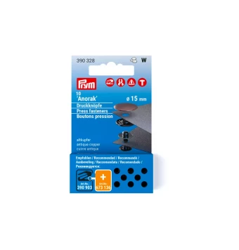 Botones Presión Anorak 15 mm - PRYM Prym 2 - Tejidos Yasmina