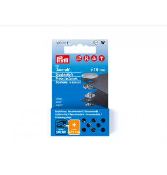 Botones Presión Anorak 15 mm - PRYM Prym 4 - Tejidos Yasmina