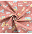 Tela Algodón Infantil Vehículos Coral [product.brand] 2 - Tejidos Yasmina 