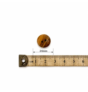 Botones de madera natural 24 mm [product.brand] 1 - Tejidos Yasmina 