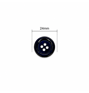Botones Basico Azul Marino De 24 mm [product.brand] 3 - Tejidos Yasmina 