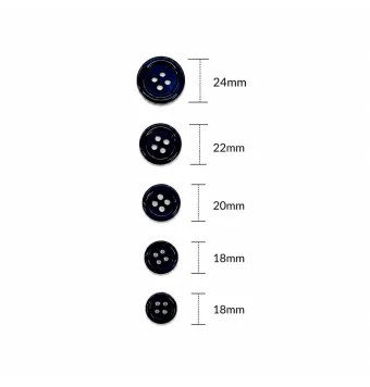 Botones Basico Azul Marino De 22 mm [product.brand] 2 - Tejidos Yasmina 