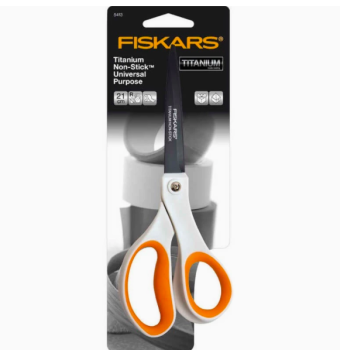 Tijeras Titanium Non-Stick 21 Cm - Fiskars [product.brand] 1 - Tejidos Yasmina 