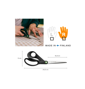Tijeras Titanium Non-Stick 25 Cm - Fiskars Fiskars 3 - Tejidos Yasmina 