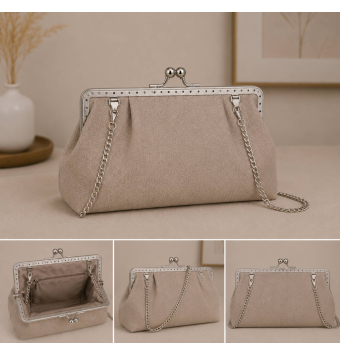 Cierre para bolsos Lucia plateado Prym 615151 Prym 3 - Tejidos Yasmina 