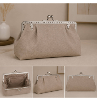 Cierre para bolsos Lucia plateado Prym 615151 Prym 4 - Tejidos Yasmina 