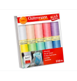 Set de 10 bobinas de hilo Gütermann Creativ 100 m – Colores pastel y básicos Gütermann 4 - Tejidos Yasmina 