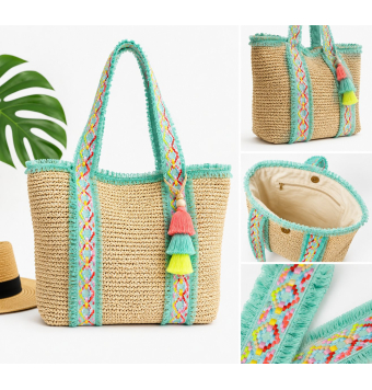 Cinta étnica decorativa con flecos | Galón boho para bolsos [product.brand] 3 - Tejidos Yasmina
