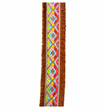 Cinta étnica decorativa con flecos | Galón boho para bolsos [product.brand] 1 - Tejidos Yasmina 