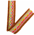 Cinta étnica decorativa con flecos | Galón boho para bolsos [product.brand] 2 - Tejidos Yasmina 
