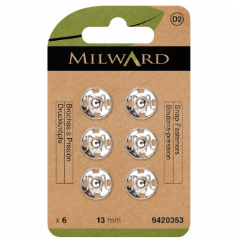 Broches a presión Milward 13 mm Milward 1 - Tejidos Yasmina 