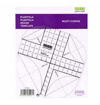 Plantilla Multi-Curvas Ideas Patch & Quilt Ideas Costura 2 - Tejidos Yasmina 
