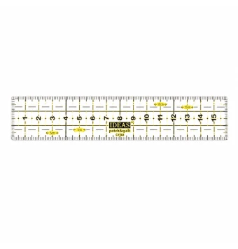 Regla de Patchwork 15 x 3 cm Ideas Patch & Quilt Ideas Costura 2 - Tejidos Yasmina 