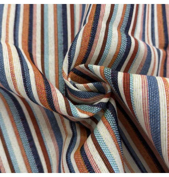 Tela de gobelino de rayas multicolor 1,40 m [product.brand] 2 - Tejidos Yasmina