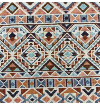Tela de gobelino geométrico étnico 1,40 m [product.brand] 1 - Tejidos Yasmina 