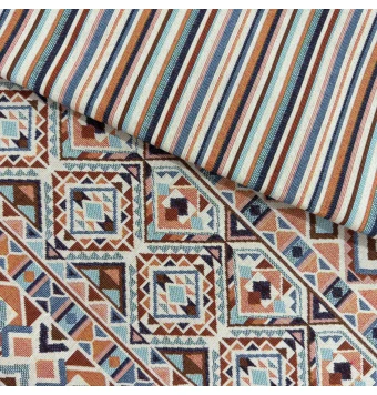 Tela de gobelino geométrico étnico 1,40 m [product.brand] 3 - Tejidos Yasmina